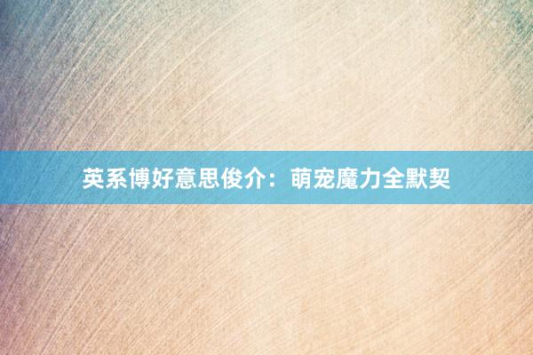 英系博好意思俊介:萌宠魔力全默契